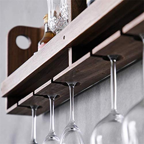 Porte-bouteilles et verres à vin à fixation murale pour restaurant et bar