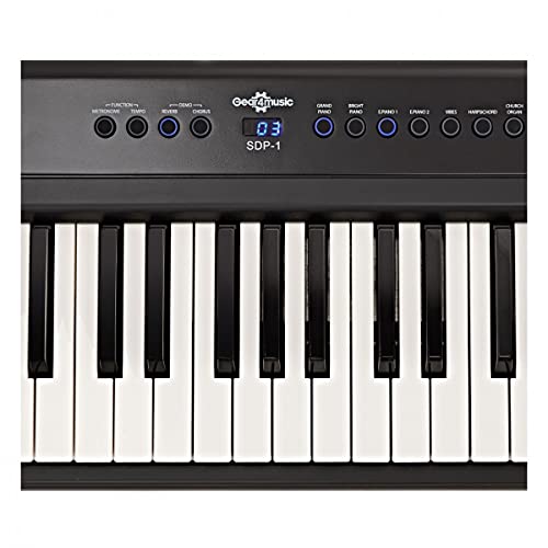 Piano numérique portable 61 touches pour débutants SDP-1 par Gear4music - Les Beatles, Paul McCartney, John Lennon, RIngo Starr, George Harrison Piano numérique portable 61 touches pour débutants SDP-1 par Gear4music – Image 5
