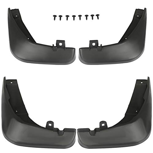 Image of ECCPP Front Rear Splash Guard Mud Flap Set for Mazda 6 2.5L l4 2013 2014 2015 2016 2017 2018 2019,for Mazda 6 3.7L V6 2013