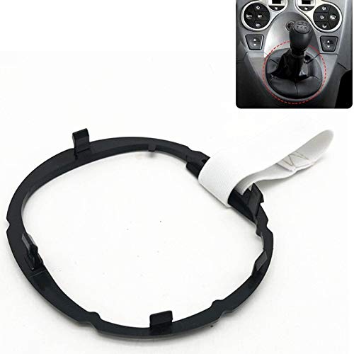 SRY-Holster HHUI-DANGGAN, 1pc Car Gear Gaiter Boot Cover Ring Frame Gear Shift Knob Stick Lever Fit For FIAT PANDA 2003-2012/500 500C 2007-2013