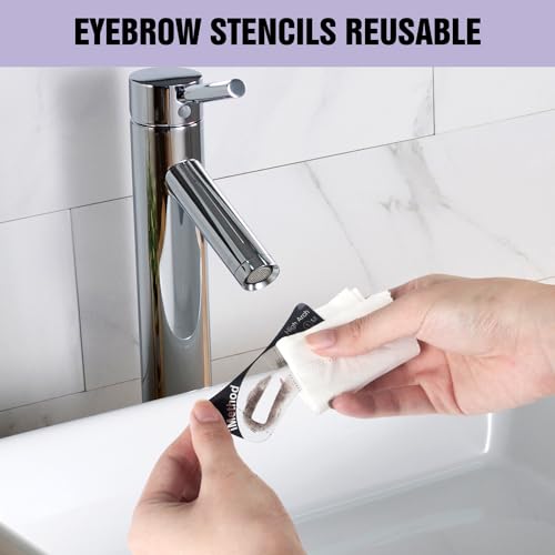iMethod-Brow-Stamp-Kit-Eyebrow-Stamp-with-27-Eyebrow-Stencils-Eye-Brow-Stencils-Kits-Natural-Eyebrows-Easy-to-Use-Black-Brown