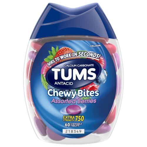 TUMS Chewy Bites Antacid Tablets for Chewable...