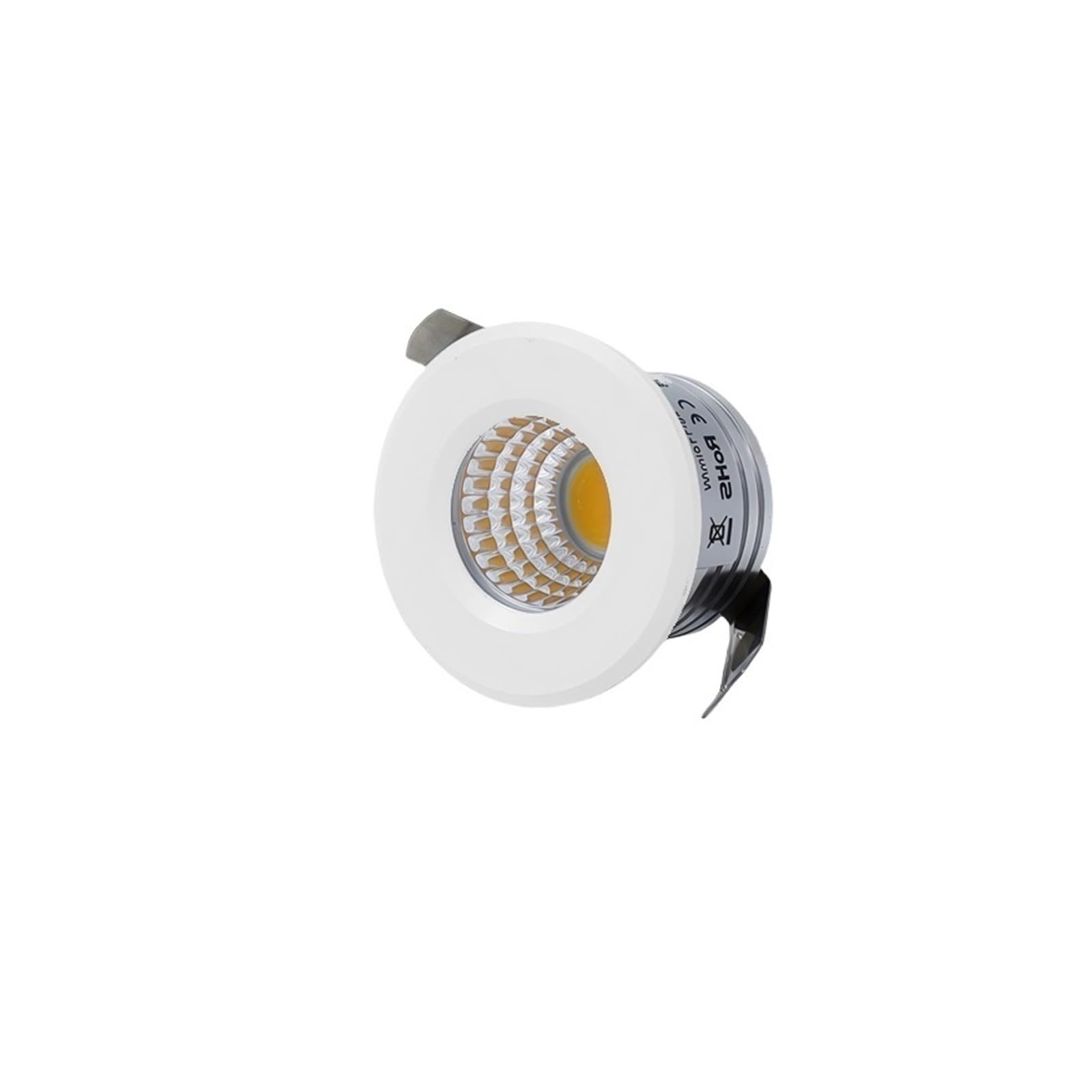 Revive Furniture Mini foco LED COB de 3 W, empotrable en el techo, regulable, brillo ajustable, 110 V/220 V, perfecto for el hogar, hotel y tienda.(Silver 10 pieces,NATURAL WHITE 4000K_TRAIC DIMMABLE)