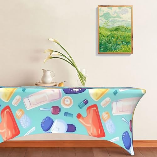 Nappe de table imperméable et infroissable en spandex dégradé 1,8 m - 7