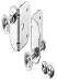 ICOM IC-MB-132 Flush Mount Kit for M424 VHF, Stainless Steel