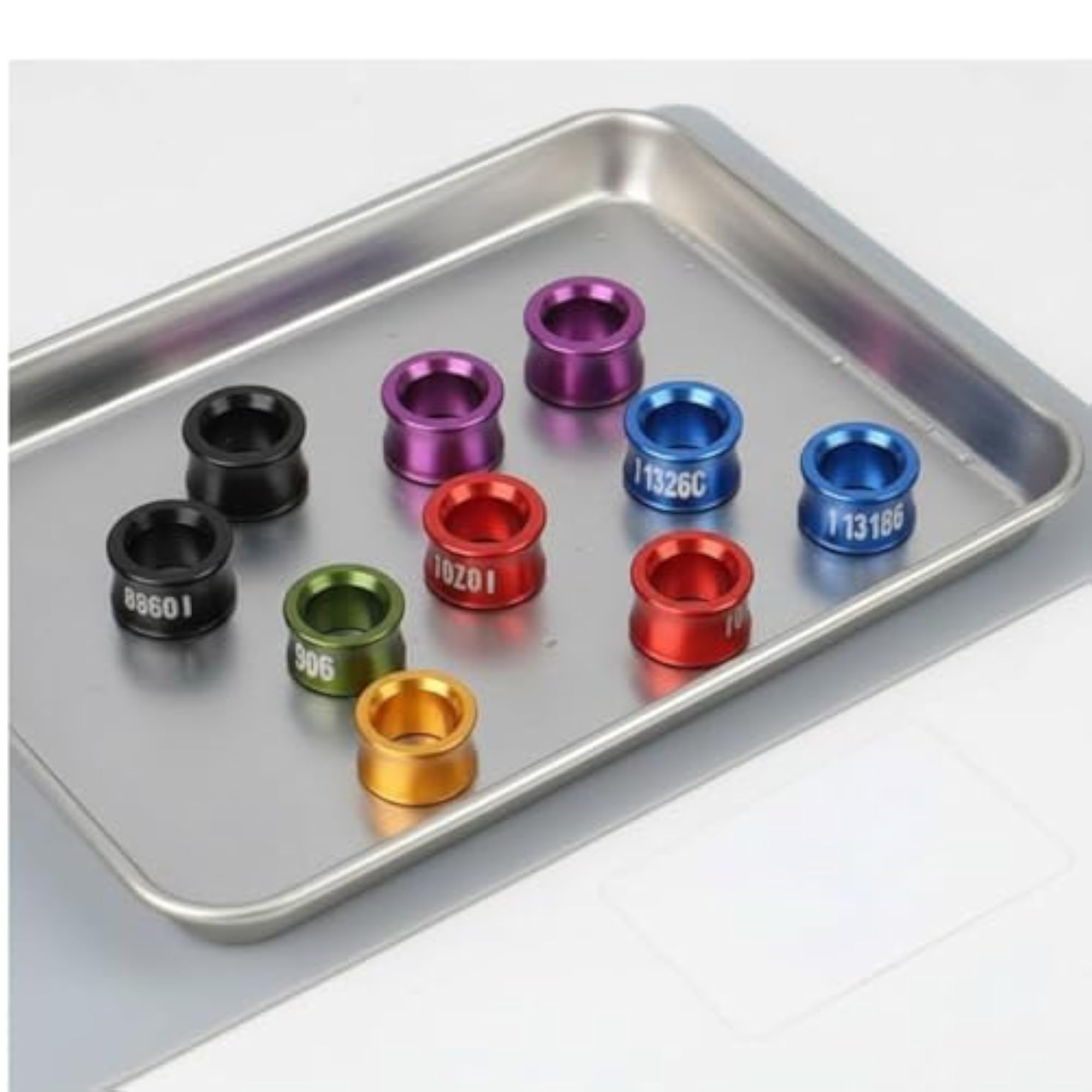 10 Pieces Mixed Colors Parrot Foot Band