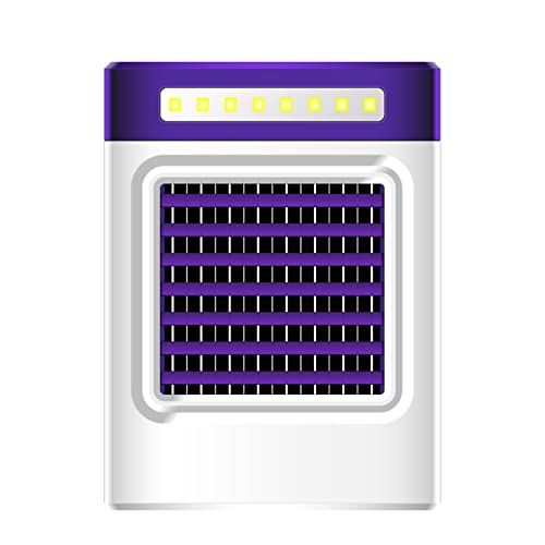 DieffematicKTY Climatiseur Mobile Air Conditioner Mini Portable Air Conditioner Fan Household Refrigerator Air Cooler Air Cooler (Color : Purple)