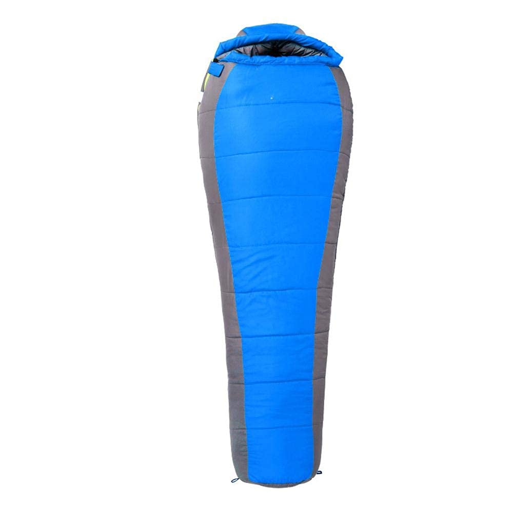 Śpiwór Śpiwór dla dorosłych z bawełną termiczną 3D Ultralekki odkryty Zimowy sprzęt turystyczny Kemping (1,8 kg niebieski) (1,8 kg niebieski)