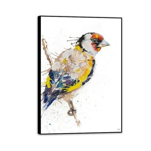 Oiseau photo sur toile d'art abstrait pour décorer le salon et réinventer votre chez-vous