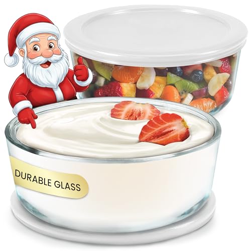 Ultimate 1-Quart Glass Yogurt Containers