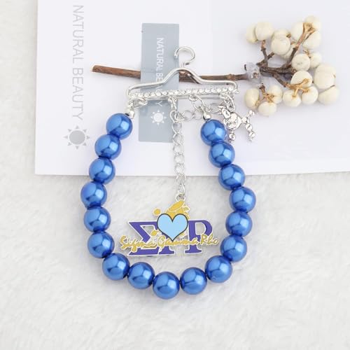 Image of UJIMS SGRho Inspired Sorority Jewelry SGRho Poodle Plush Ball Charm Keychain Greek Gift