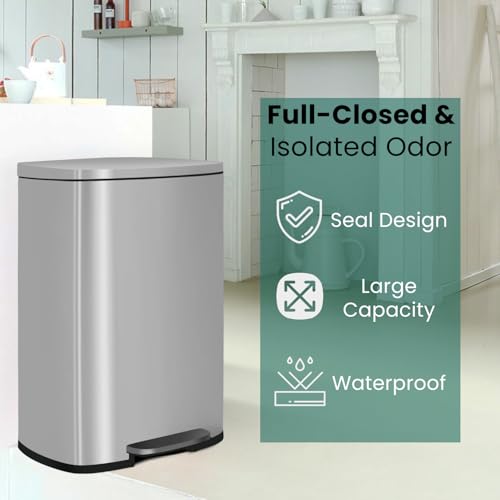Automatic Stainless Steel Trash Can