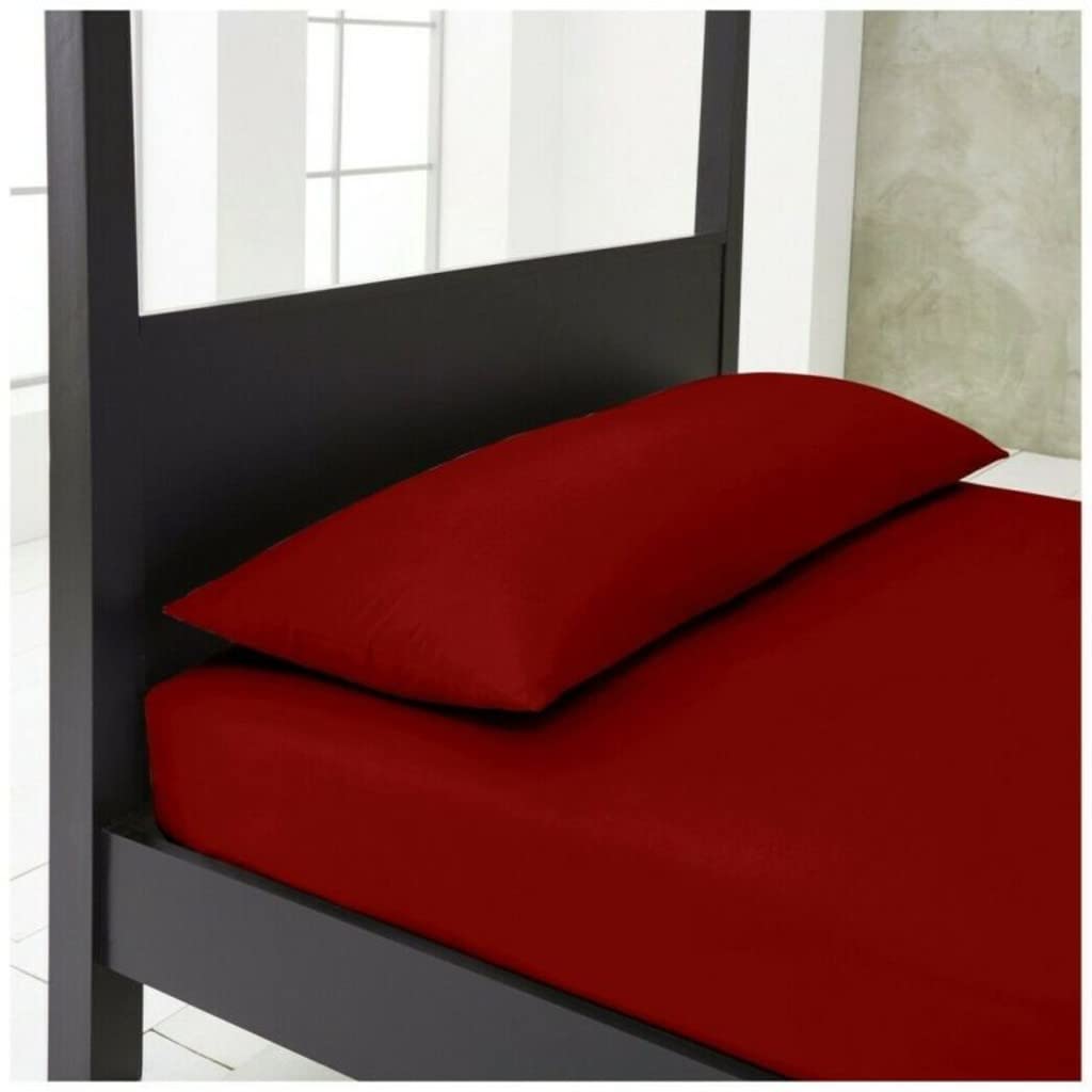 GoldStar Orthopedic Bolster Long Pillow with Pillow Cover Maternity Pregnancy Nursing, Red, King 60 Inch