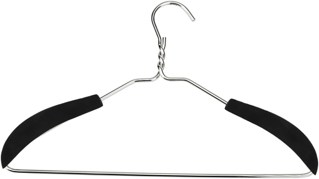 24pcs Flocking Hanger Shoulder Pads Non-Slip Clothing Hanger Accessories for Wide Shoulders to Prevent Deformation and Maintain Garment Shape for Dresses Sweaters and Suits