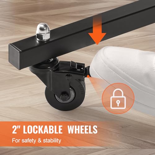 VEVOR Ping-Pong-Tisch, professionelles Tischtennisspiel, tragbarer MDF-Tischtennistisch für den Innenbereich, Faltbarer Ping-Pong-Tisch mit Schnellklemmnetz und feststellbaren Rädern – Bild 7