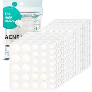 528 Piezas Parches para Acné Invisibles Hidrocoloides Parches Granos Absorbentes Parches para Acné Uso Diurno Y Nocturno En Uno Con Aceite De Té Y Ácido Salicílico Parches Para Granos（(8/10/13/15 mm）