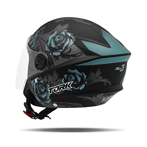 Pro Tork Capacete New Liberty Three Flowers Fosco 58 Multicor