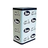 Caja de lata de Vespa con diseño vintage en relieve