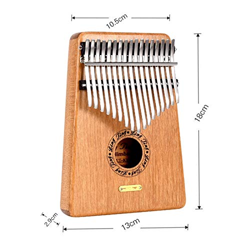 Haiqings K17G / K17GEQ 17 Kalimba Mbira Thumb Piano (sans EQ) Cadeau for Les Enfants débutants Professionnels (Couleur… - Les Beatles, Paul McCartney, John Lennon, RIngo Starr, George Harrison Haiqings K17G / K17GEQ 17 Kalimba Mbira Thumb Piano (sans EQ) Cadeau for Les Enfants débutants Professionnels (Couleur… – Image 6