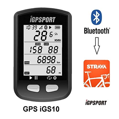 Ciclocomputador Igs10 com Gps Bluetooth Bicicleta compativel com Strava Ant+
