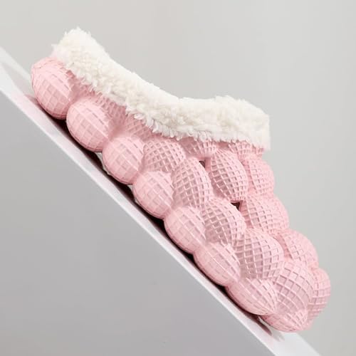 GUNIYIFS Womens Slippers Bubble Slides with Fur,funny slippers for men Non-slip Massage Soft Slippers Shoes Indoor Outdoor2