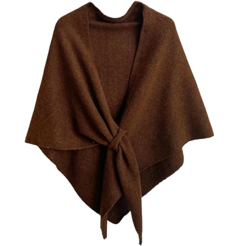 Gettoreach Women's Solid Color Shawl,Shawl Wraps For Women,Warm, Chic and Light