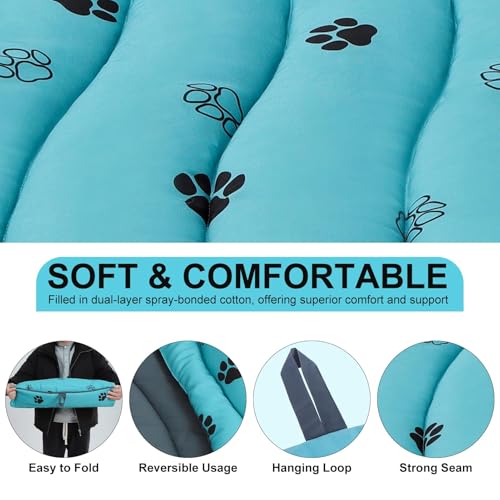 BINGPET Outdoor Travel Dog Bed for Large/Medium Dogs,Portable Waterproof Camping Mat with Carry Bag,Foldable Outside Bed,Machine Washable Indoor Pet Mat for Small,Medium and Large Dogs 26"x43" - Image 5