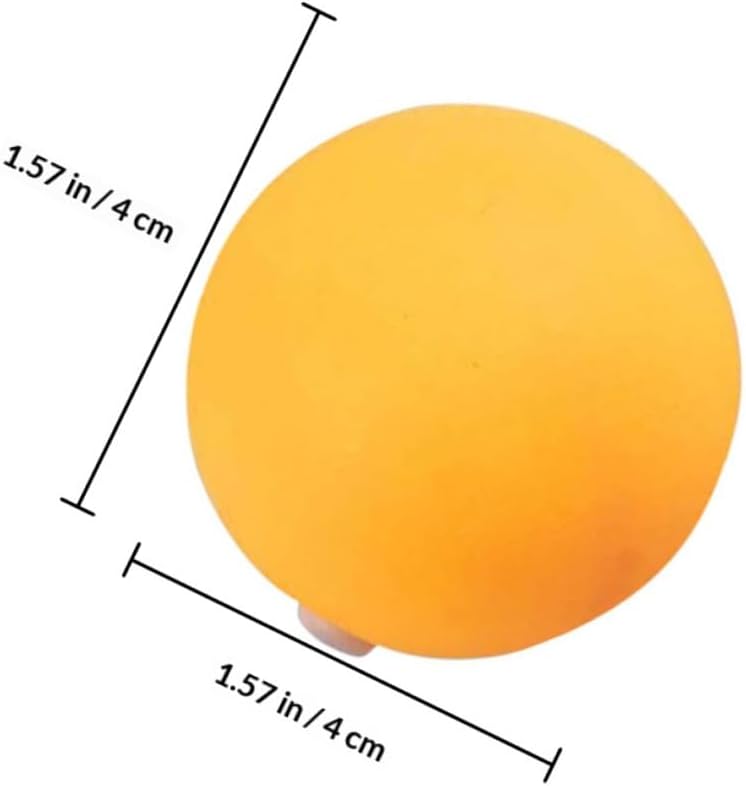 30pcs Table Tennis Training Balls with Holes Punched Silicone Plug Ping Pong Balls for Practice for Table Tennis Training and Drills