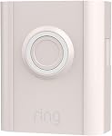 Ring Interchangeable Faceplate pour les sonnettes de porte - Sonnette de porte vidéo 3, Sonnette de porte vidéo 3 Plus, Sonnette de porte vidéo 4, Sonnette de porte de la batterie Plus, Sonnette de porte de la batterie Pro - Flou de coton
