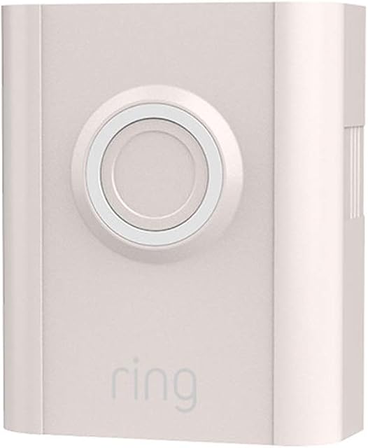 Ring Interchangeable Faceplate pour les sonnettes de porte - Sonnette de porte vidéo 3, Sonnette de porte vidéo 3 Plus, Sonnette de porte vidéo 4, Sonnette de porte de la batterie Plus, Sonnette de porte de la batterie Pro - Flou de coton