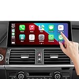 12.3 Inch Car Stereo for for BMW X5 E70 X6 E71 (2011-2013) CIC System, Wireless CarPlay Android Auto Upgrade Factory Radio System Bluetooth IPS Glass to Glass Touch Screen