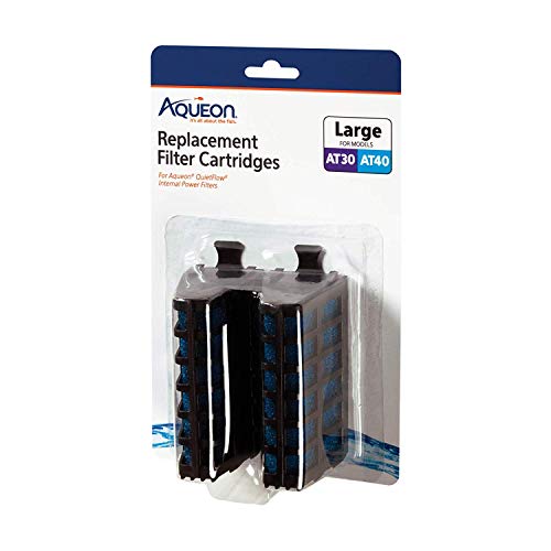 Aqueon 6 Count Replacement Internal Filter Cartridges (Large) for QuietFlow AT30/AT40