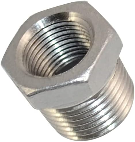1pc Adapter Fitting BSP Reducing Hexagon Bush Bushing Male to Female Connector Fuel Water Gas Oil 1/8" 1/4" 3/8" 1/2" 3/4" 1"(2 x 1-1l4)