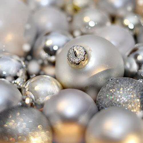 Azalon 102pcs Multicolor Glass Balls, Retro Christmas Ball Ornaments, Hanging Glass Bulbs for Xmas Tree