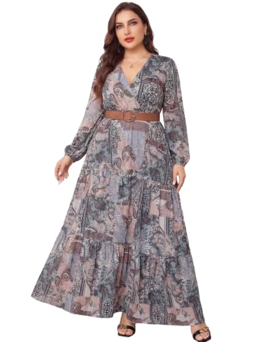 Image of TOLEEN Women's Plus Size Sequin Dress Luxurious Style Formal Cocktail Evening Party Maxi Dresses