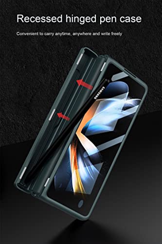 Coque Galaxy Z Fold 4 grise avec protège-écran et porte-stylet - 3