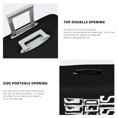 Y'All Need Jesus Luggage Covers Dustproof Anti-Scratch Luggage Suitcase Protective Cover Elastic Washable 22-24 Inch Luggage Suitcase Protective Cover, Large, White4