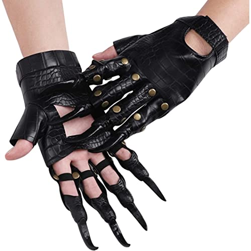 Guantes de garra de Halloween cómodos para evitar sudoración en fiestas de disfraces