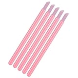 Febbya Nagelhautentferner Stift,5 Stück Nagelhautschieber,Keramik Edelstahl Nagelhaut Stift Entfernen,Nagelbett Reinigen,Buffer für Nägel,für Nagelpflege und Das Styling