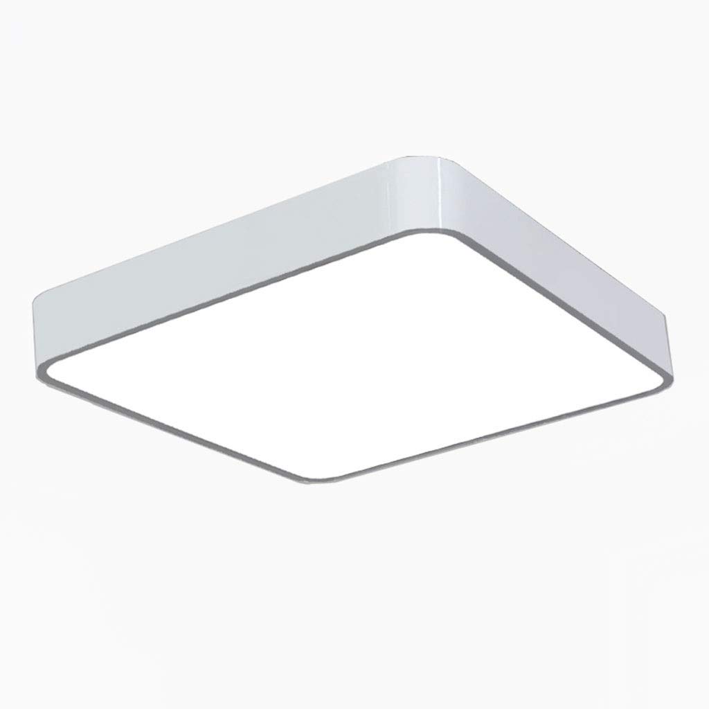HynJGih LED Square Ceiling Light Modern Simple Rectangular Aisle Corridor Light Square Office Ceiling Light(White,50 * 50cm)
