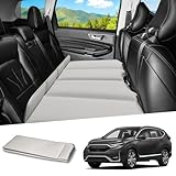 Backseat Car Bed for Honda CRV, Car Camping Bed Platform | Folding Mattress, Eco-Friendly Flocking Portable Travel Platform, No-Inflation Foldable Backseat Mattress, Camping Sleep Gear, Gray