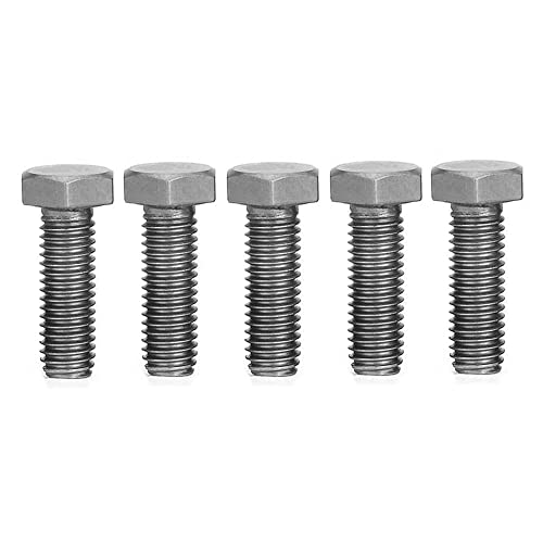 Image of Manloney LLC Universal Screws M9 Hex Head Cap Bolts 1.5mm Pitch Fine Thread 9mm Stainless Steel Screw Bolt (M9-1.5 x 30mm)