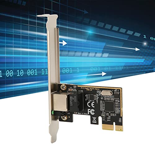 SUNGOOYUE Tarjeta de Red PCIe Gigabit, Adaptador Ethernet RJ45 10/100/1000 Mbps miniatura 4