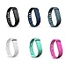 GinCoband 12PCS Fitbit Flex Wristband Replacement Accessory with Clasp for Fitbit Flex Bracelet Sport Arm Band No Tracker (Set of 12, Small)