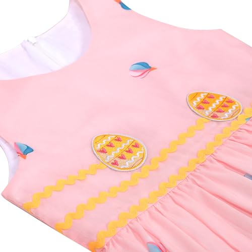 Girls Dress Easter Egg Hot Air Balloon Sleeveless Casual Holiday Party Size 9-10 - Thumbnail 6