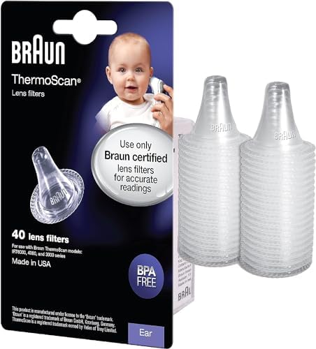 Braun ThermoScan Lens Filters, 40 Count, HWLLF40NAAU