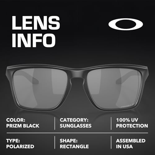 Oakley OO9448 SYLAS MATTE BLACK Frame – PRIZM BLACK POLAR Lens, Polarized Rectangle Shape Sunglasses with Official Eyewear Kit Bundle4