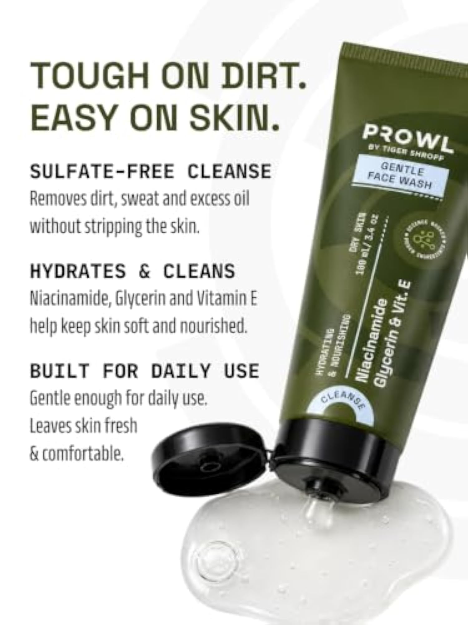 Gentle Facewash with Niacinamide, Glycerin & Vitamin E