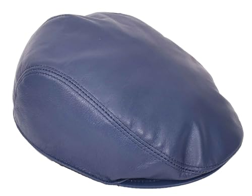 Casquette plate en cuir véritable homme Louis pour vos sorties citadines