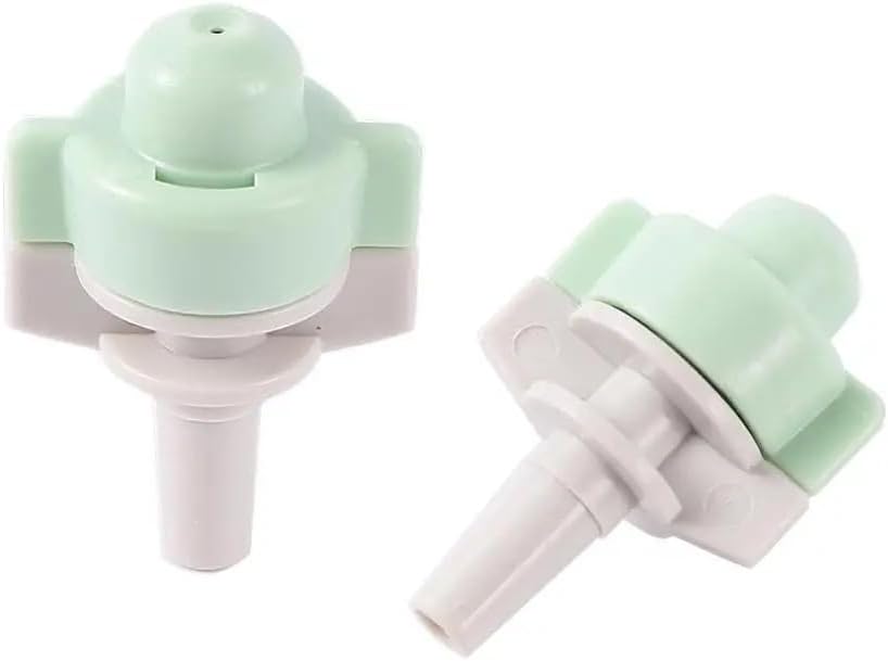 50 Pcs Garden Atomizing Micro Spray Nozzles Agriculture Greenhouse Irrigation Humidification Cooling Sprayer Disinfection Fogger